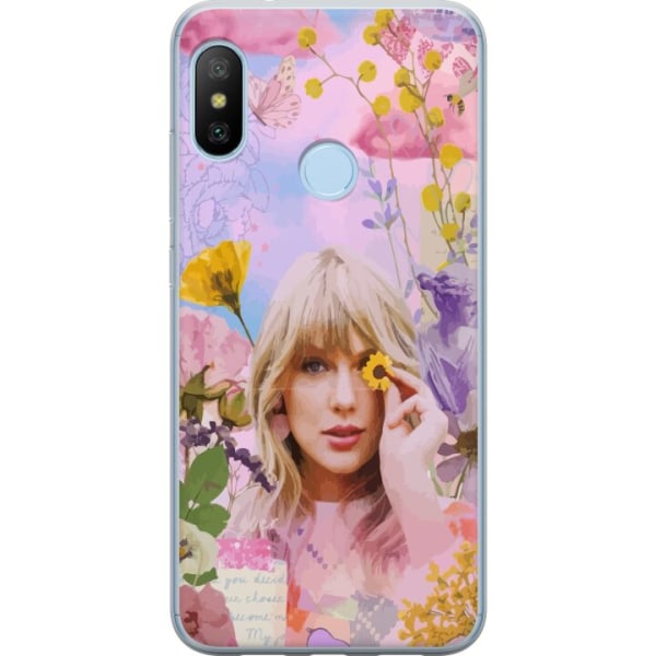 Xiaomi Mi A2 Lite Gennemsigtig cover Taylor Swift