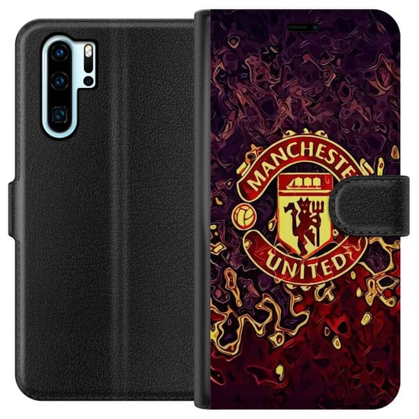 Kompatibel Tegnebogsetui til Huawei P30 Pro Manchester United