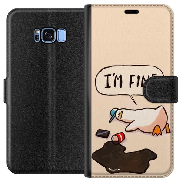 Kompatibelt Plånboksfodral till Samsung Galaxy S8 Full Anka