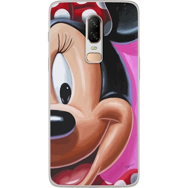 OnePlus 6 Gennemsigtig cover Minnie Mouse