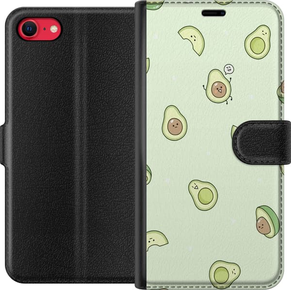 Kompatibel Tegnebogsetui til Apple iPhone 8 Avocado Mønster