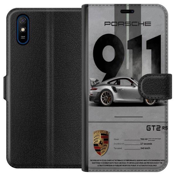 Xiaomi Redmi 9A Plånboksfodral Porsche 911