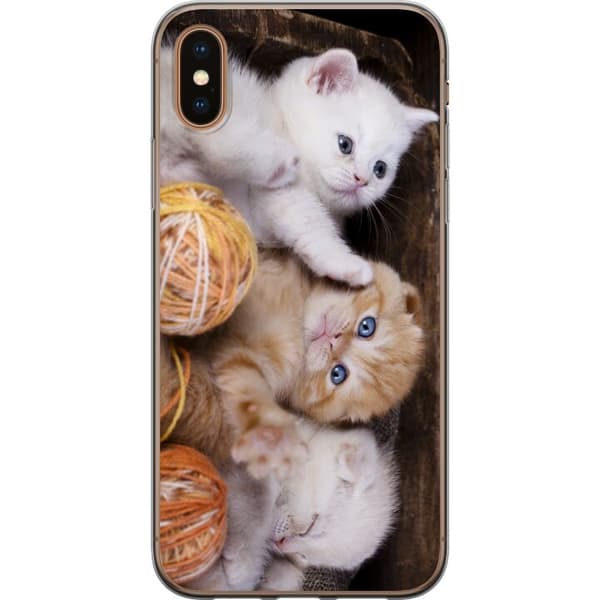 Kompatibelt Mobilskal till Apple iPhone X Katter