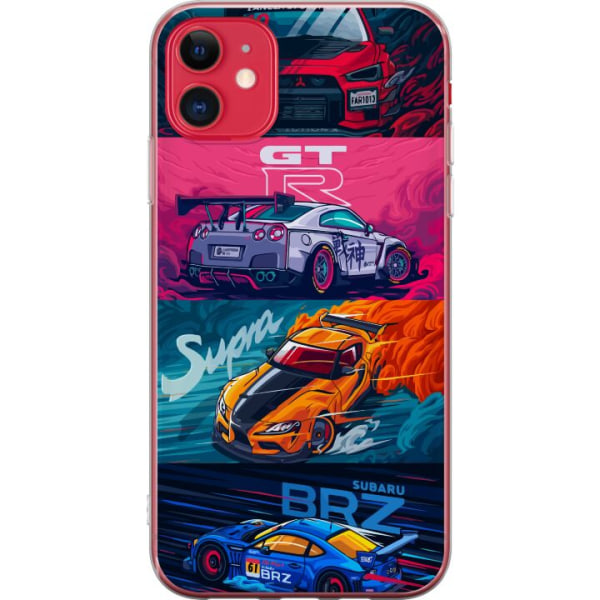 Apple iPhone 11 Gennemsigtig cover Subaru Racing