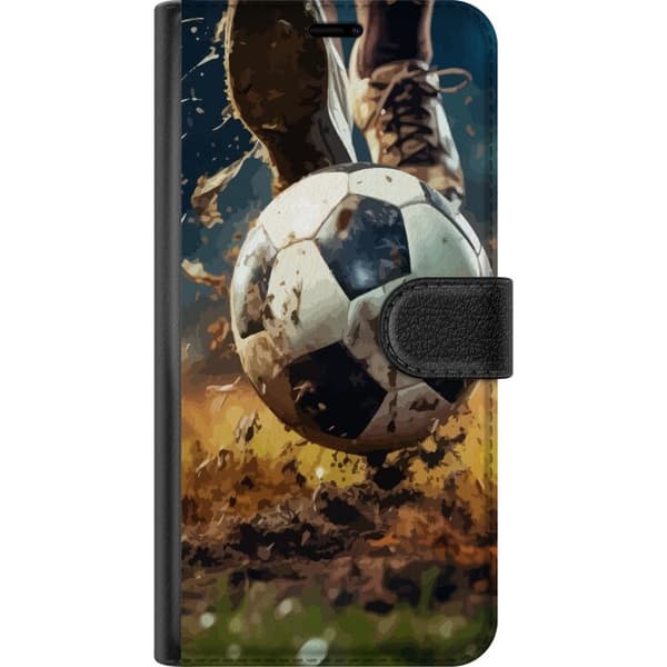 Yhteensopiva Lompakkokotelo Apple iPhone 13 mini Jalkapallo