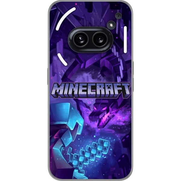 Nothing Phone (2a) Gennemsigtig cover Minecraft