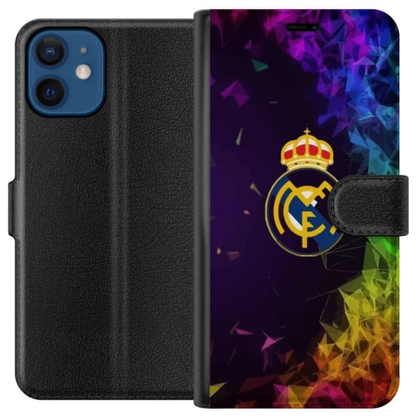 Kompatibel Tegnebogsetui til Apple iPhone 12 mini Real Madrid