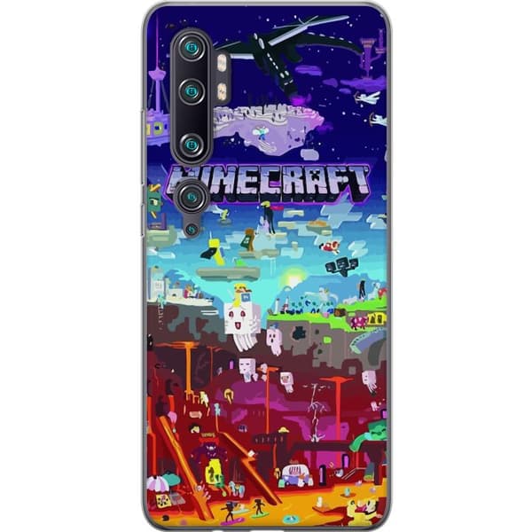 Kompatibelt Mobildeksel til Xiaomi Mi Note 10 Pro Minecraft
