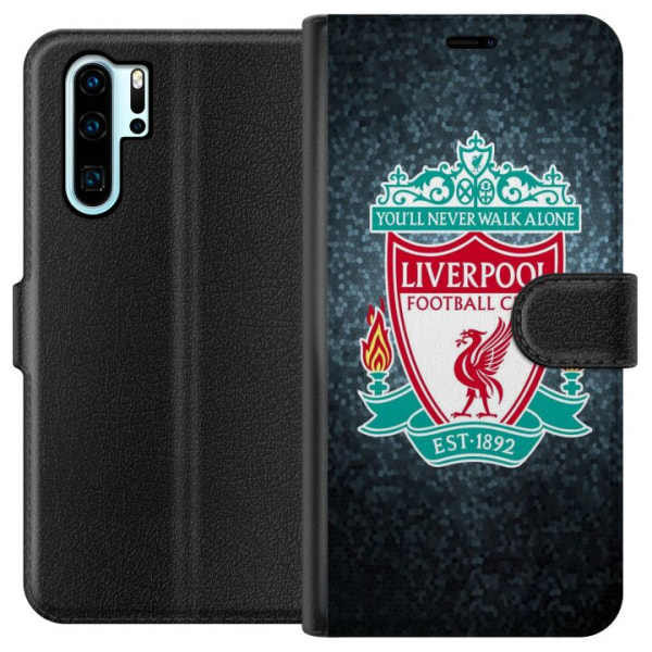 Huawei P30 Pro Lompakkokotelo Liverpoolin Jalkapalloseura