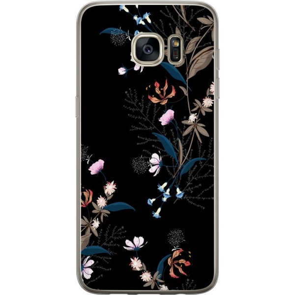 Samsung Galaxy S7 edge Gjennomsiktig deksel Blomster