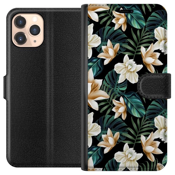 Apple iPhone 11 Pro Plånboksfodral Blommor