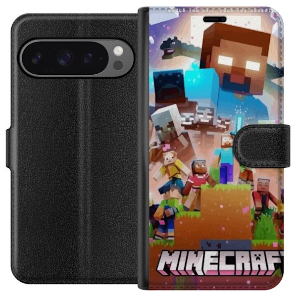 Google Pixel 9 Pro XL Plånboksfodral Minecraft