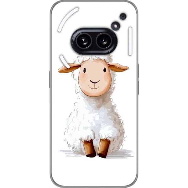 Nothing Phone (2a) Läpinäkyvä kuori Suloinen Lammas - lasten ja vauvan tuotteita sarjakuvatyyliin