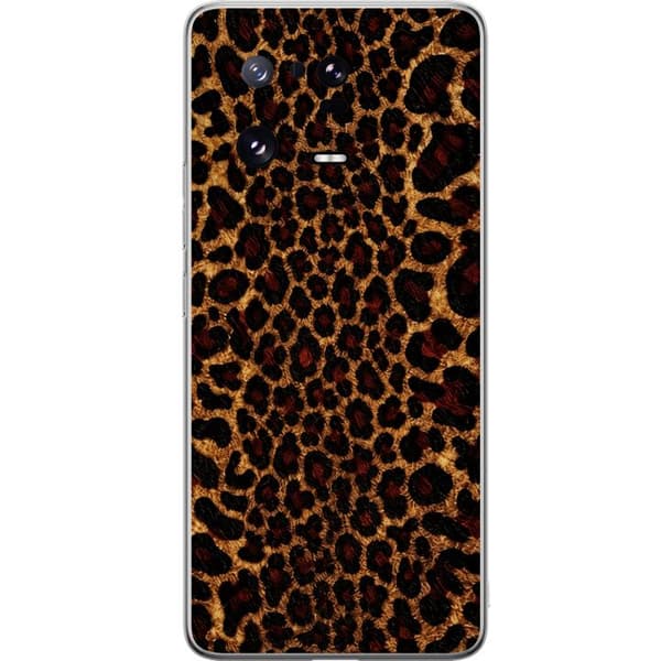 Kompatibelt Mobilskal till Xiaomi 13 Pro Wild Leopard brun