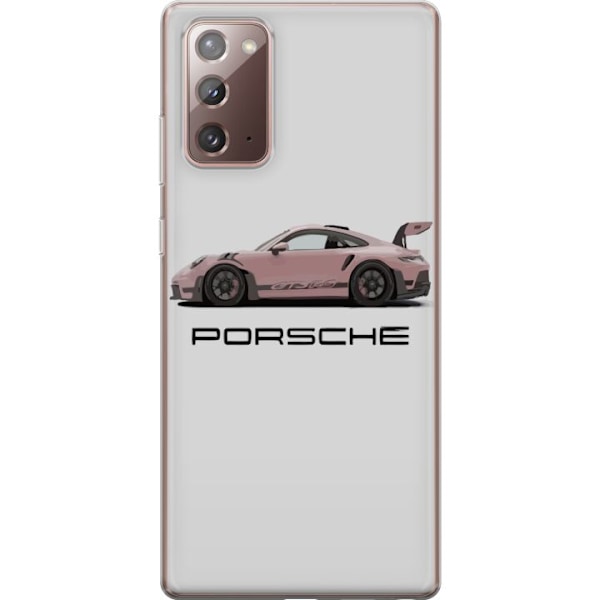 Samsung Galaxy Note20 Läpinäkyvä kuori Porsche 911 Pink