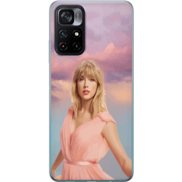 Xiaomi Poco M4 Pro 5G Gennemsigtig cover Taylor Swift