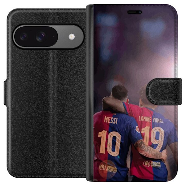 Google Pixel 9 Plånboksfodral Lamine Yamal VS Messi