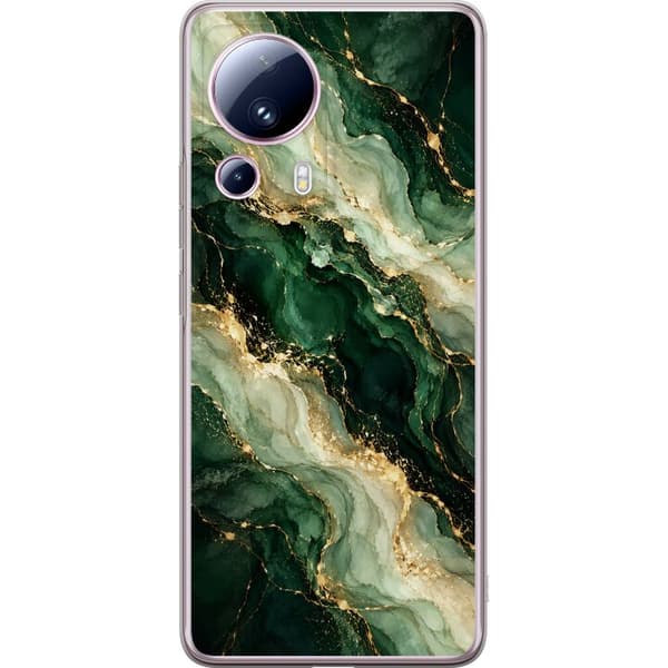 Kompatibelt Mobildeksel til Xiaomi 13 Lite Skogsagat grønn