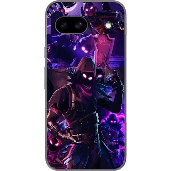 Google Pixel 8a Genomskinligt Skal Fortnite Raven