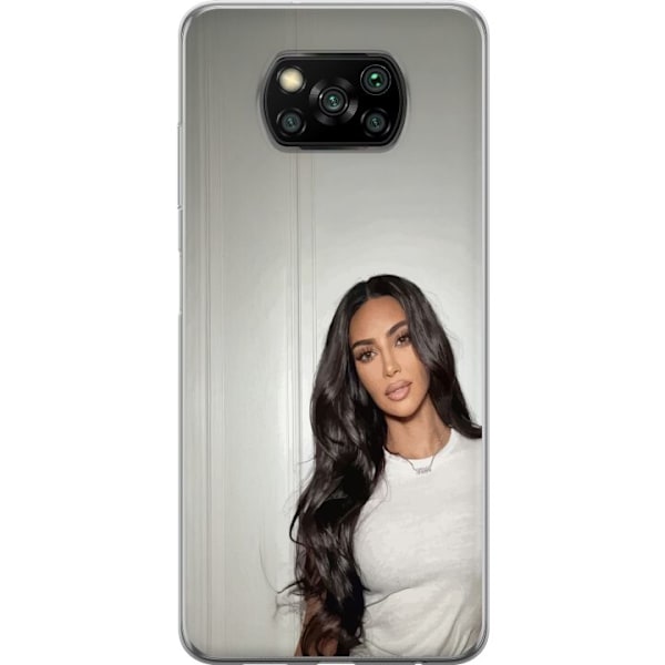Xiaomi Poco X3 NFC Läpinäkyvä kuori Kim Kardashian – Iconic Style Collection
