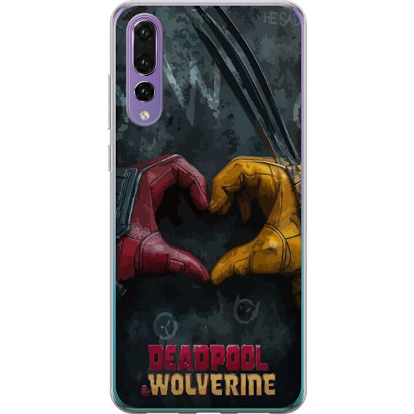 Huawei P20 Pro Läpinäkyvä kuori Wolverine Deadpool