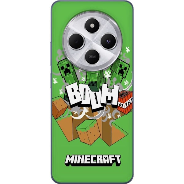 Xiaomi Redmi 14C Läpinäkyvä kuori Minecraft Boom
