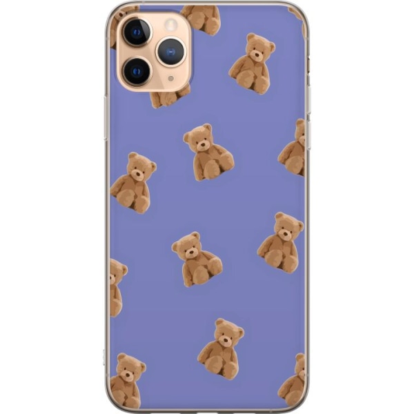Apple iPhone 11 Pro Max Gennemsigtig cover Flyvende bjørne