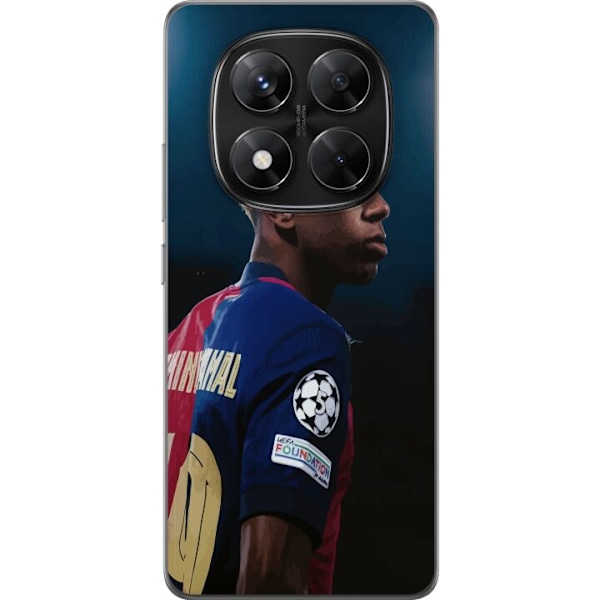 Xiaomi Redmi Note 14 Pro Läpinäkyvä kuori Lamine Yamal - Barcelonan ihmelapsi fokuksessa