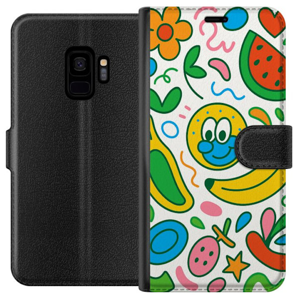Samsung Galaxy S9 Tegnebogsetui Sommerfugle Slør