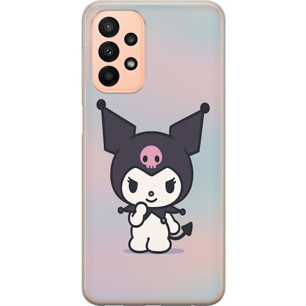 Samsung Galaxy A23 5G Gennemsigtig cover Kawaii Sanrio Kuromi
