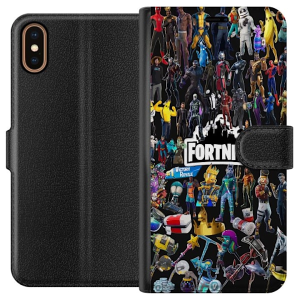 Apple iPhone X Tegnebogsetui Fortnite