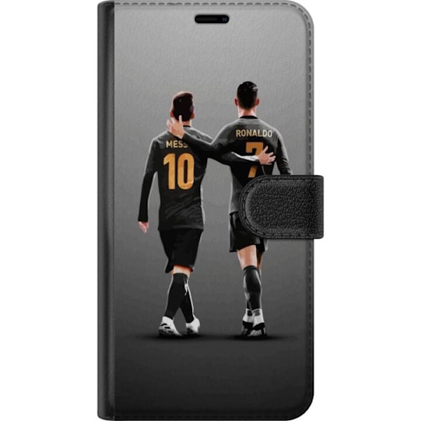 Google Pixel 9 Pro Tegnebogsetui Messi og Ronaldo