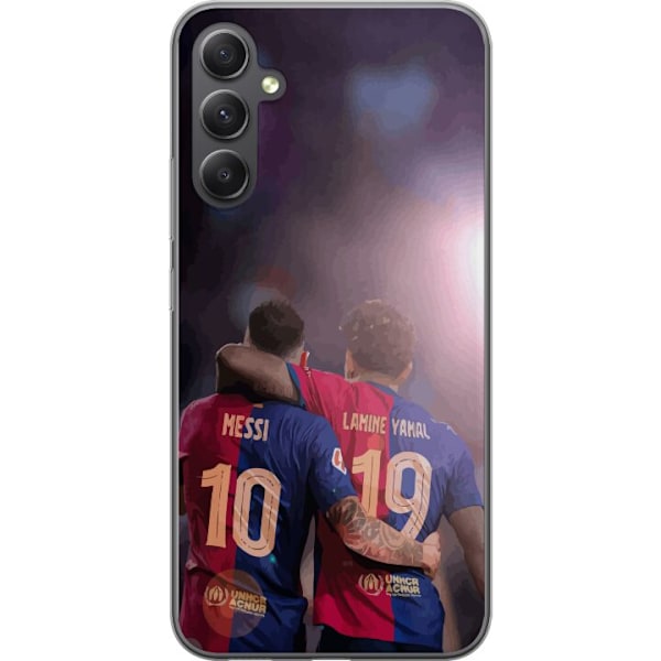 Samsung Galaxy A05s Läpinäkyvä kuori Lamine Yamal VS Messi