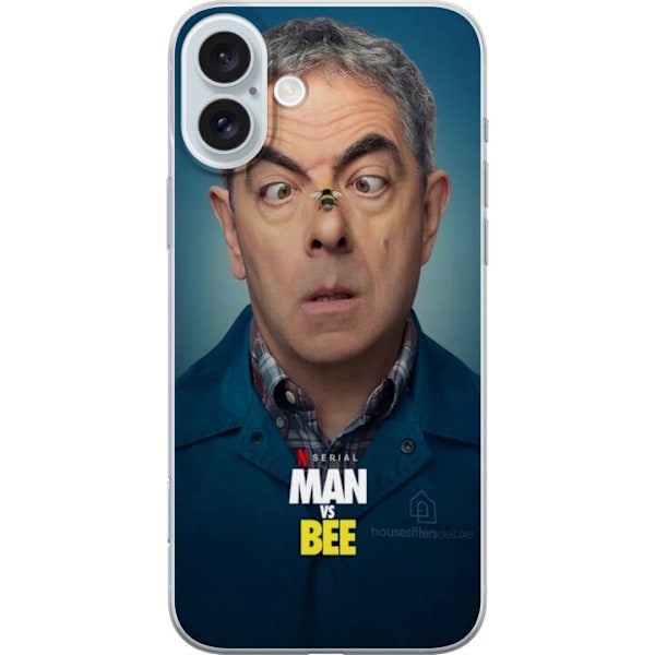 Apple iPhone 16 Plus Gennemsigtig cover Man vs Bee