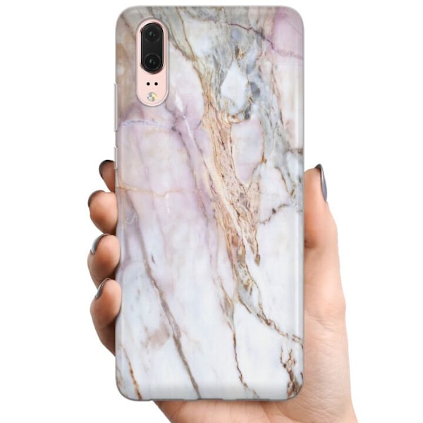 Huawei P20 TPU Mobilskal Marmor