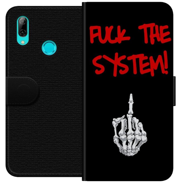 Huawei P smart 2019 Lompakkokotelo Fuck System