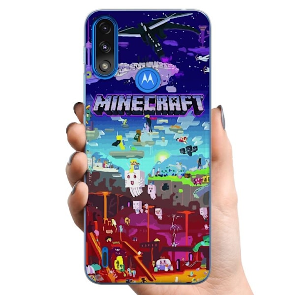 Motorola Moto E7 Power TPU Mobildeksel Minecraft