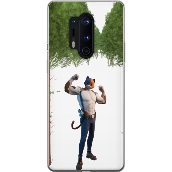 OnePlus 8 Pro Gennemsigtig cover Fortnite - Meowscles