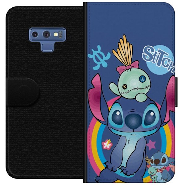 Samsung Galaxy Note9 Lompakkokotelo Stitch ja ystävä