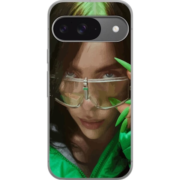 Google Pixel 9 Pro Läpinäkyvä kuori Billie Eilish