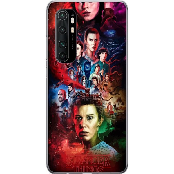 Xiaomi Mi Note 10 Lite Läpinäkyvä kuori Stranger Things