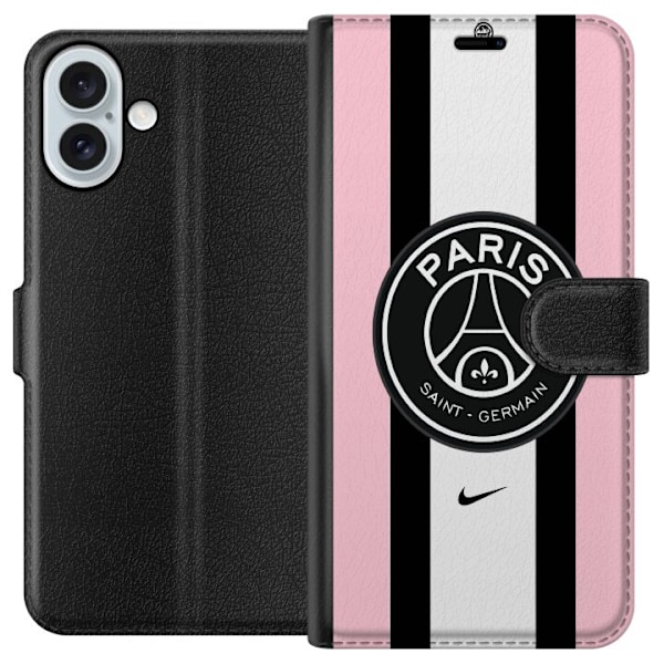 Apple iPhone 16 Plus Lompakkokotelo Paris Saint-Germain F.C.