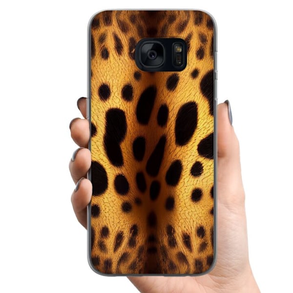 Samsung Galaxy S7 TPU Mobilcover Leopard