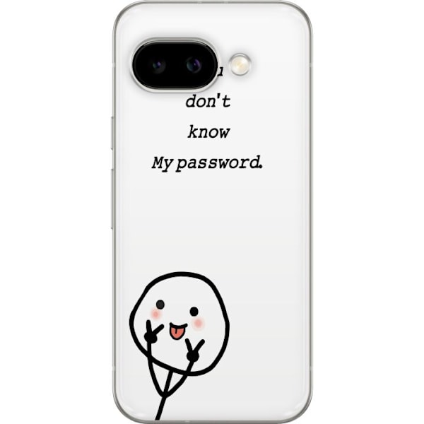 Google Pixel 9a Genomskinligt Skal You Don’t Know My Passwor