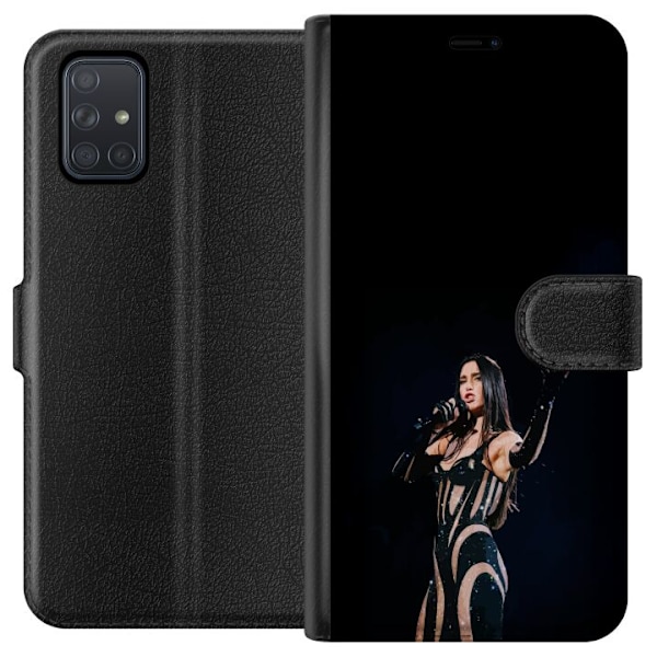 Samsung Galaxy A71 Tegnebogsetui Dua Lipa – Pop Star Aesthetic