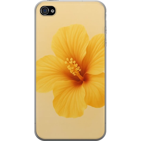 Apple iPhone 4 Genomskinligt Skal Lemon Zing