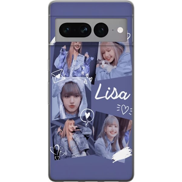 Google Pixel 7 Pro Genomskinligt Skal Lisa Blackpink – Aesthetic K-pop Queen