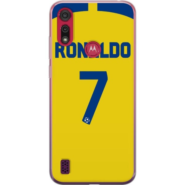 Motorola Moto E6s (2020) Gennemsigtig cover Ronaldo