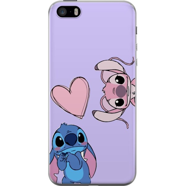 Apple iPhone SE (2016) Läpinäkyvä kuori Stitch Mode