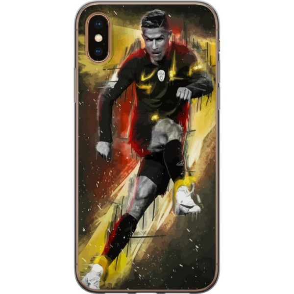 Apple iPhone XS Max Läpinäkyvä kuori Cristiano Ronaldo